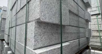 资阳芝麻白路牙石 马路牙子