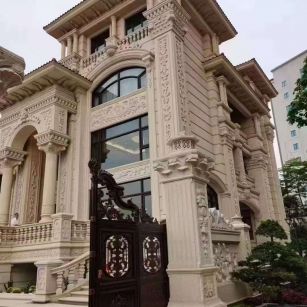 资阳黄金麻别墅外墙异形定制