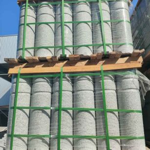 资阳挡车柱芝麻白 挡车石