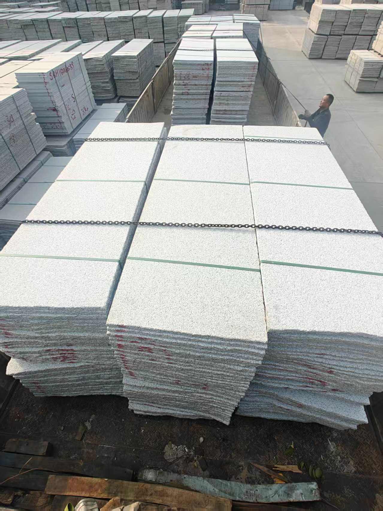 资阳芝麻白毛板，石材毛板