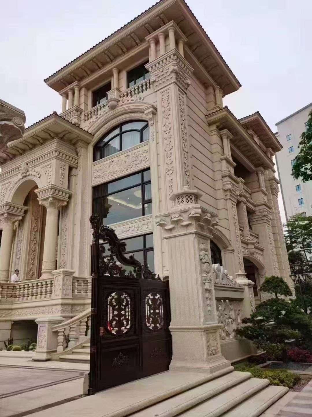 资阳黄金麻别墅外墙异形定制