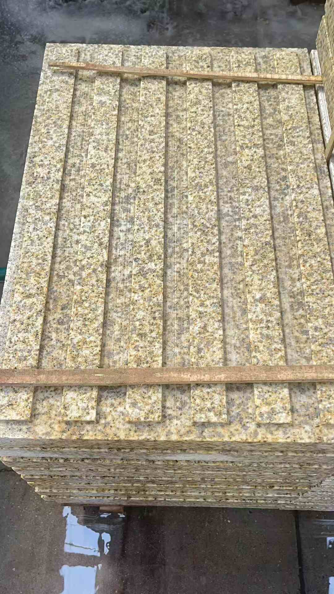 资阳黄金麻盲道 石材盲道