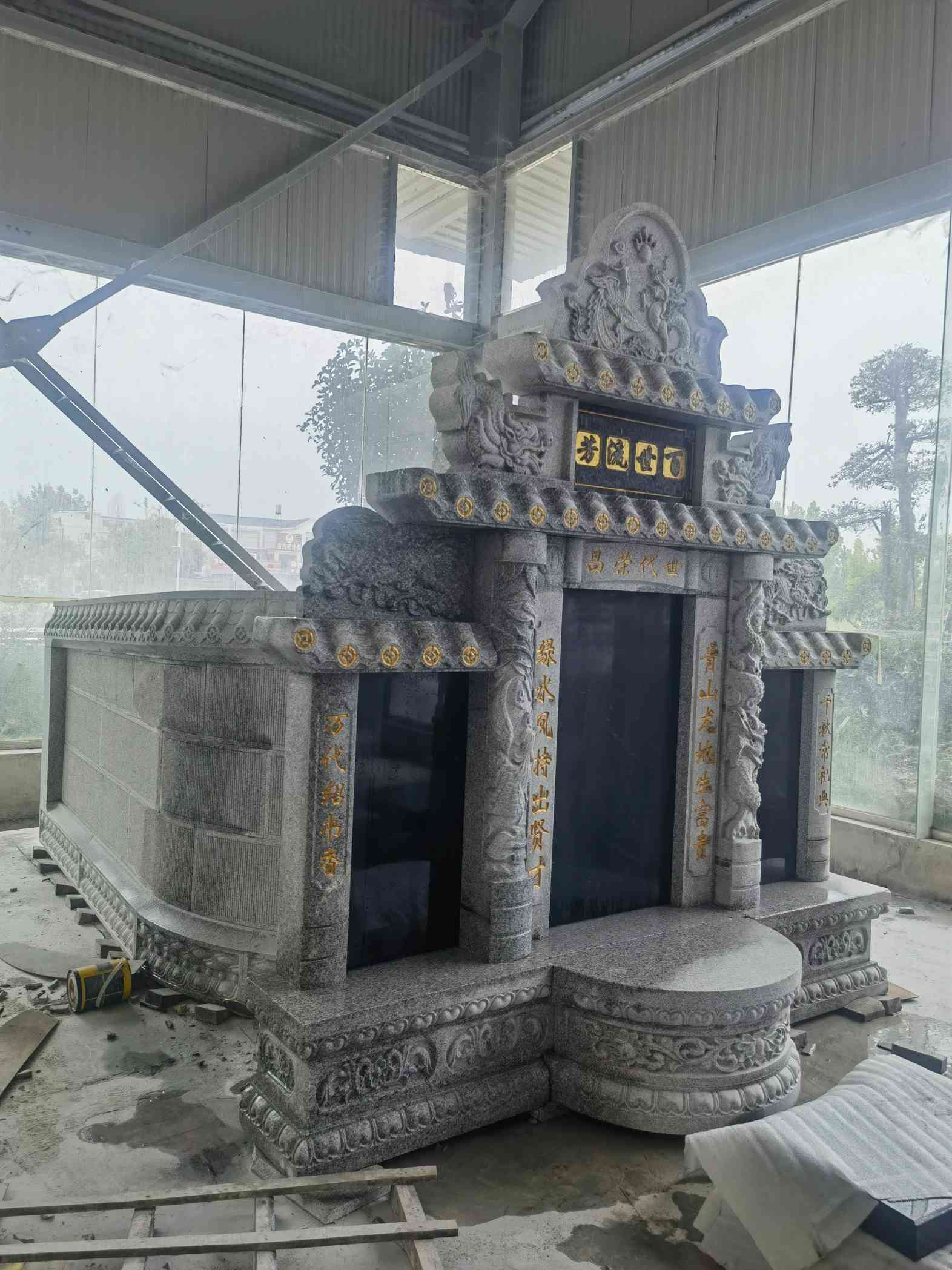 资阳套墓 墓碑 围坟石 异形定制